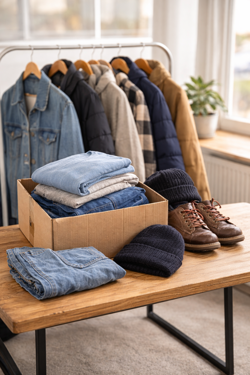 Example of clothes distriburted to people in need