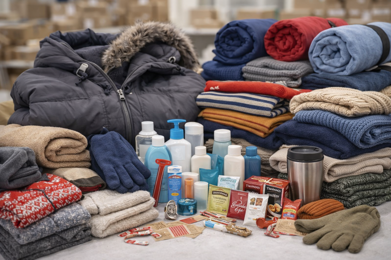 Winter clothing donations image