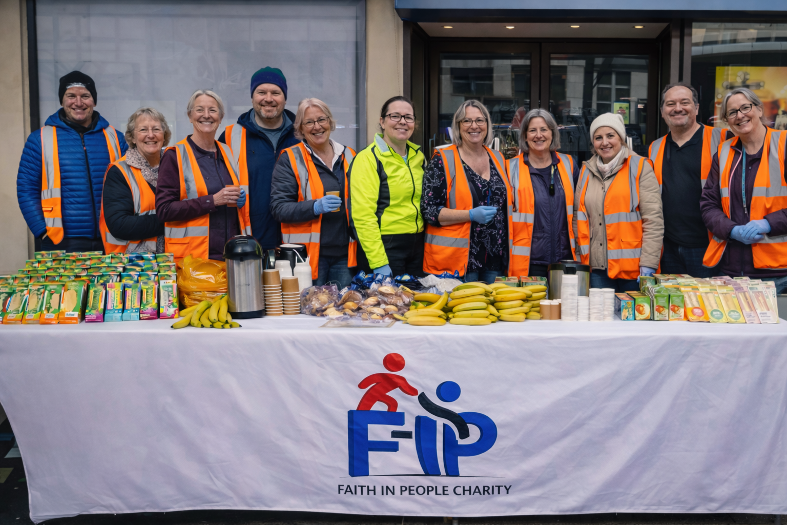 Example of foods distributed to people in need